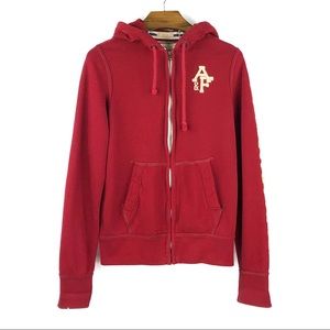 ABERCROMBIE & FITCH | Muscle Full Zip Logo Hoodie